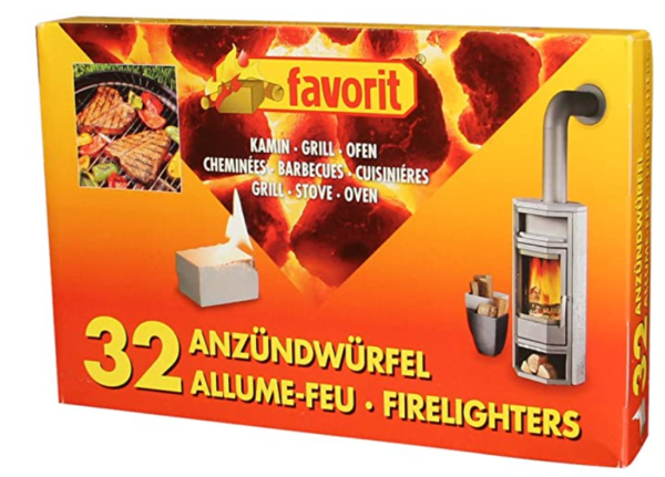 Favorit 1250 Packung mit 32 Anzündwürfeln